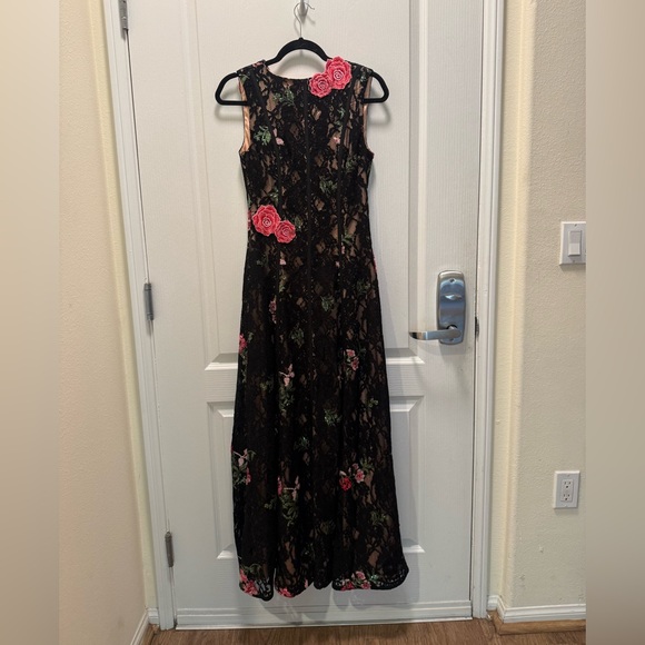 Elliatt Morgaine Lace Gown in Black size S NWT Black-tie events Galas Evening - Picture 7 of 9